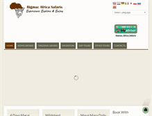 Tablet Screenshot of bigmacafricasafaris.com